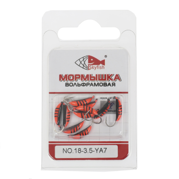 Мормышка вольф. SKYFISH "Супер банан", крашеная №18-3.5-YA7